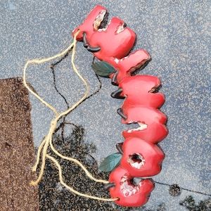 Decorative Apple bites country sign hanging wall decor